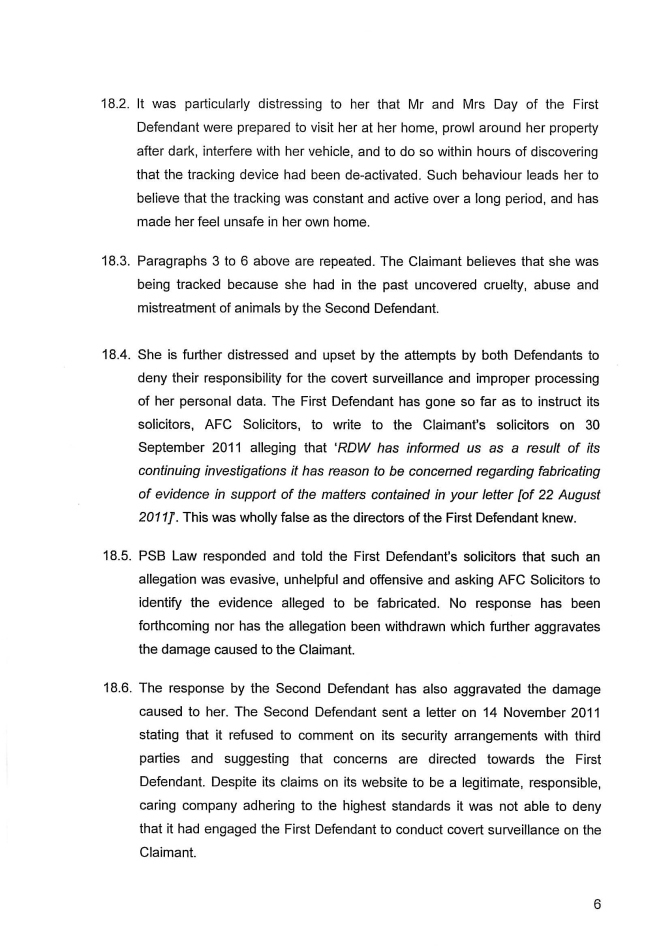 Particulars Claim page 6